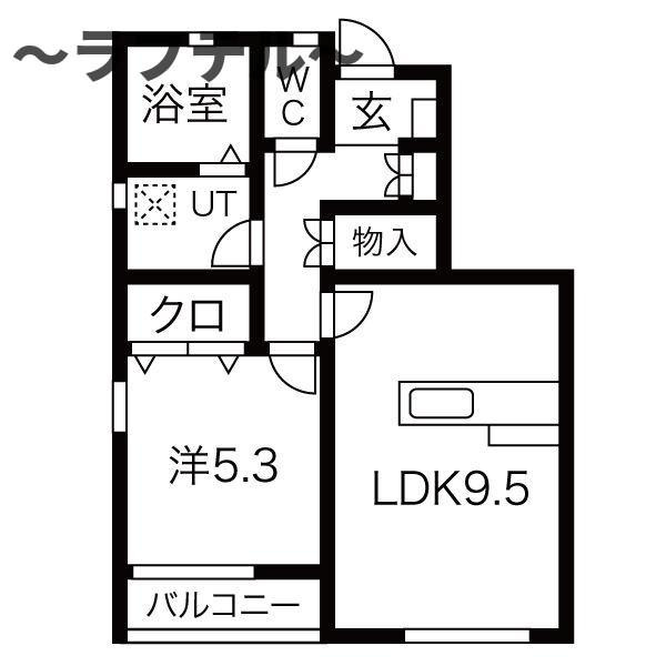 ポラリス　E棟の間取り
