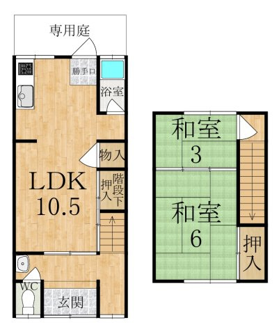 三本木住宅 の間取り