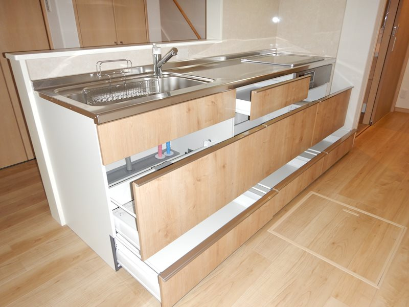 長洲中通３丁目戸建のキッチン|収納