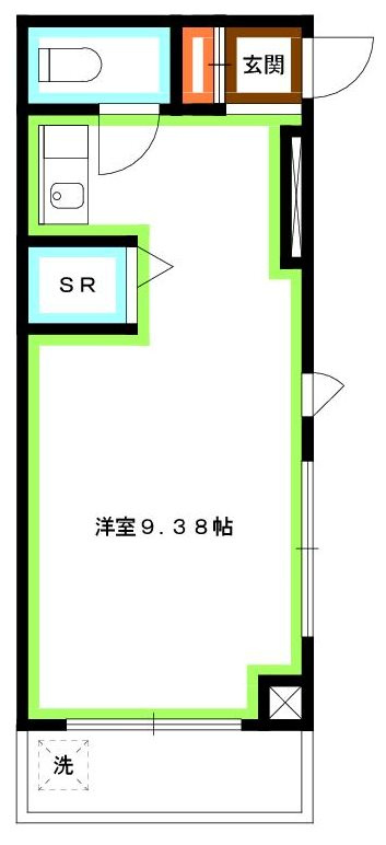 三鷹市新川５丁目の賃貸マンションの間取り