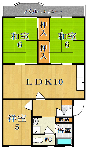 坂田マンションの間取り