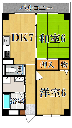 メゾン開宝二番館の間取り
