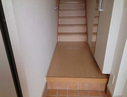 スカイビュー・テラスBの玄関