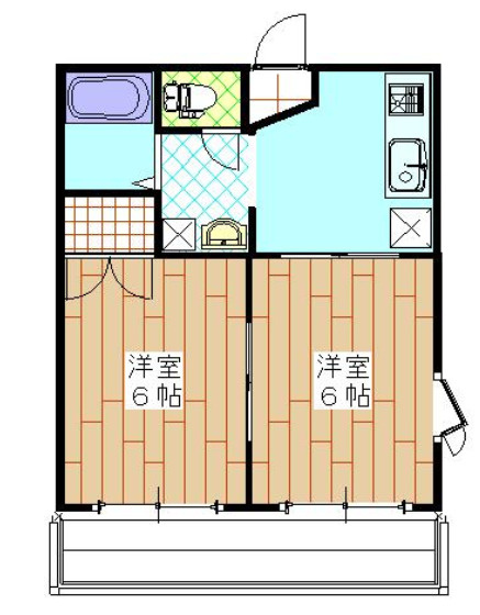 メゾンドソレイユ　A棟（錦町）の間取り