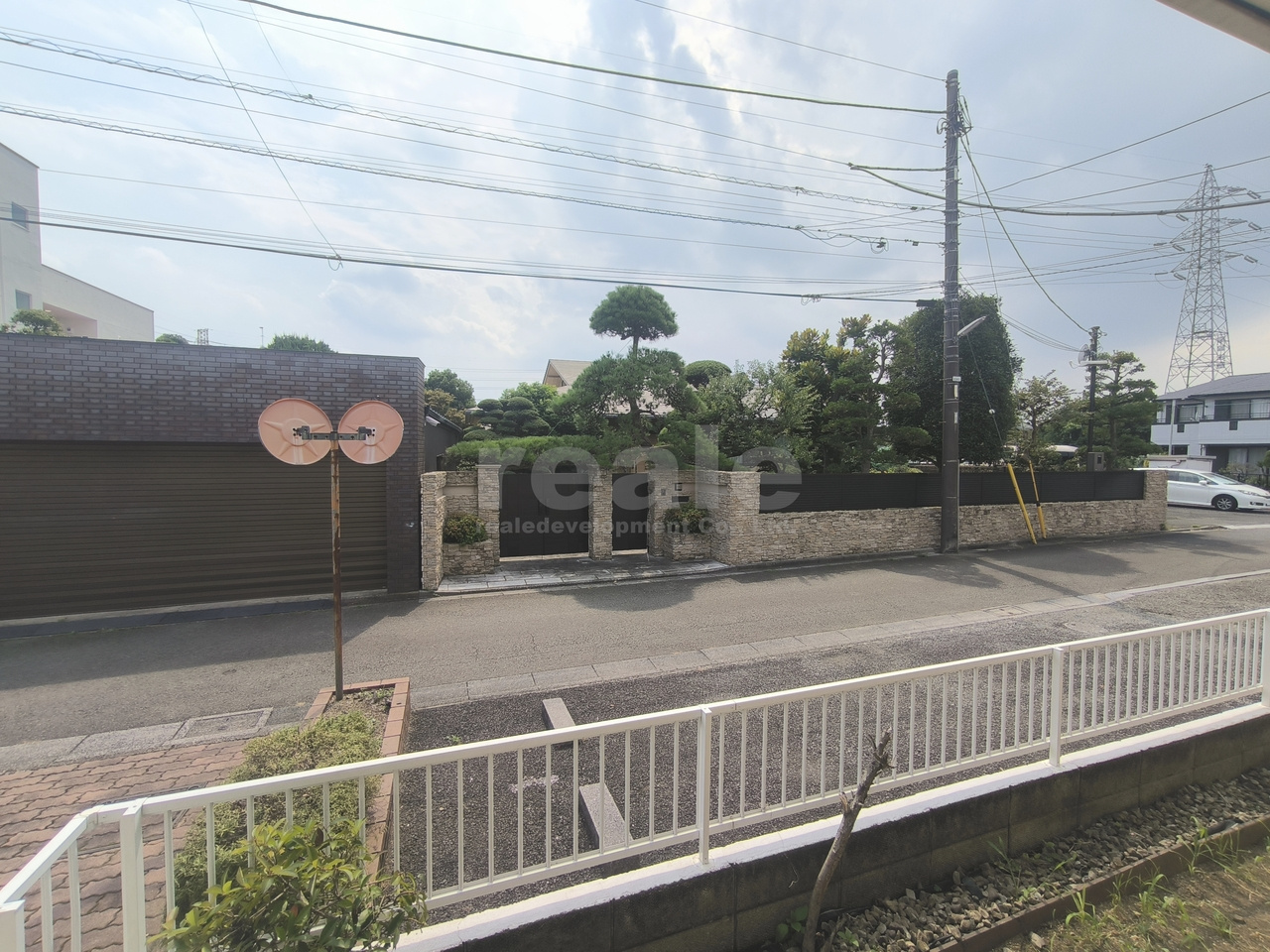 調布市深大寺東町５丁目のアパートの展望