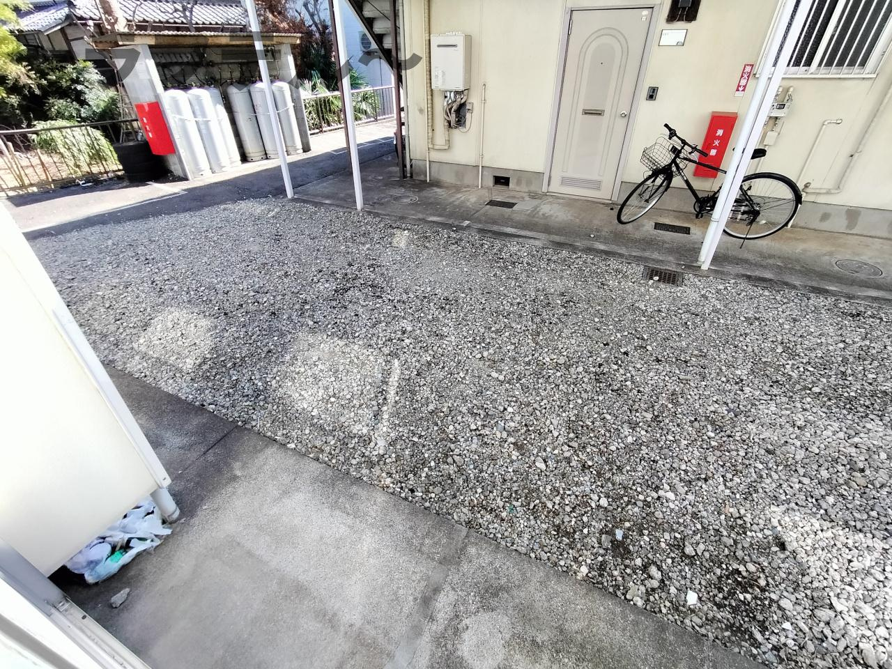 ピュアタウン上新井Bのバルコニー