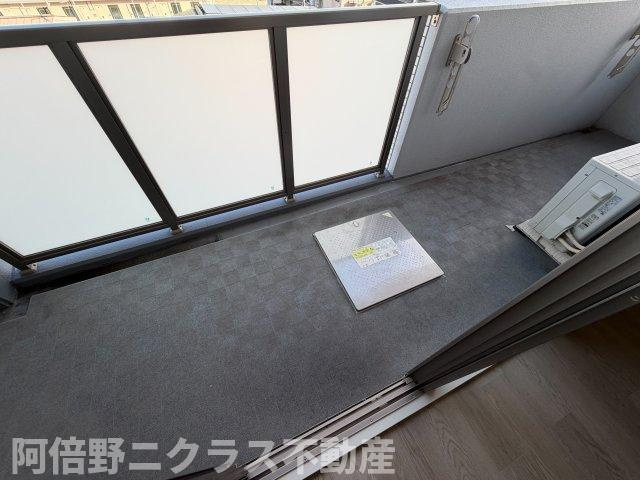グレイス南栄のバルコニー|クリーニング前
