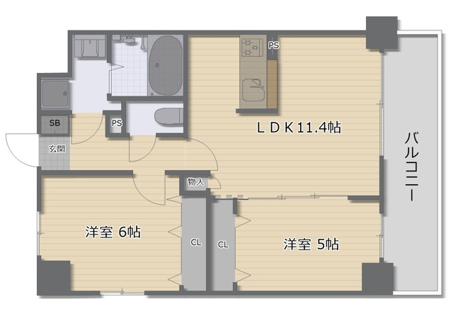 グレイス南栄の間取り