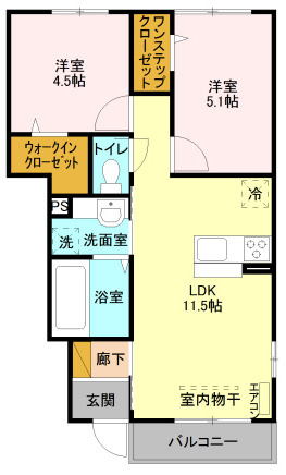 セリーヌコートＮの間取り