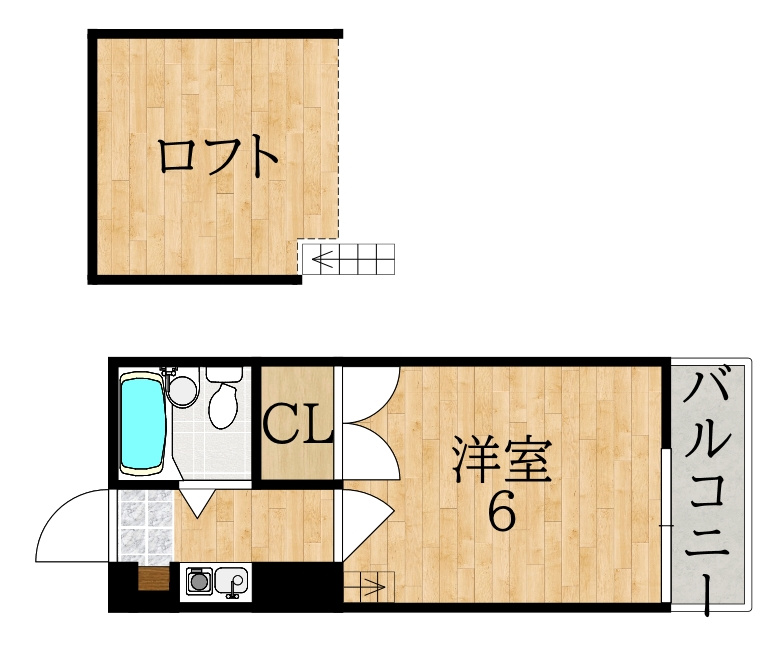 シティパレス21富雄元町Part2の間取り
