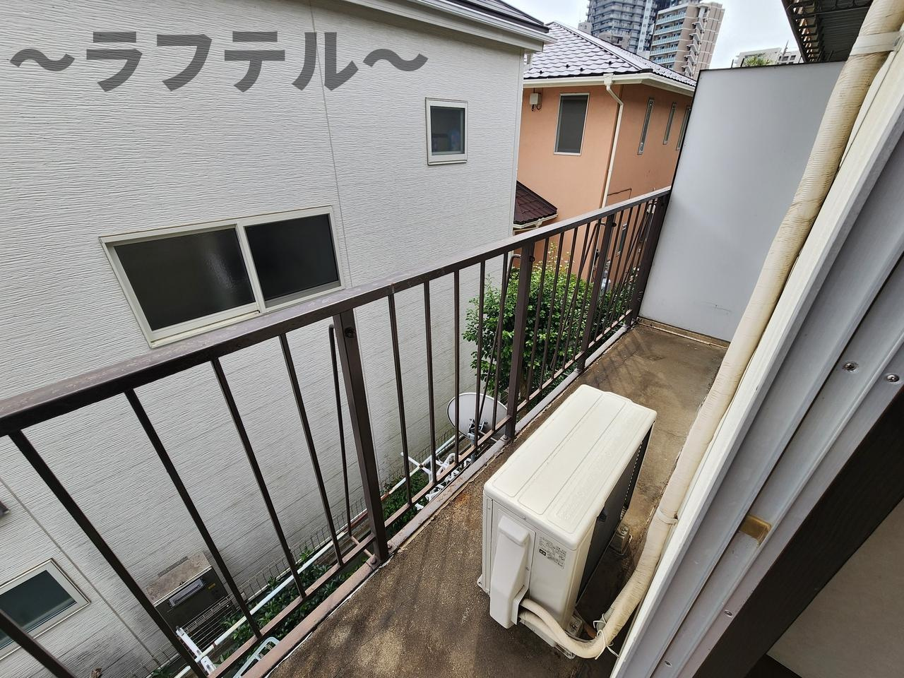 コーポ名取1号棟のバルコニー