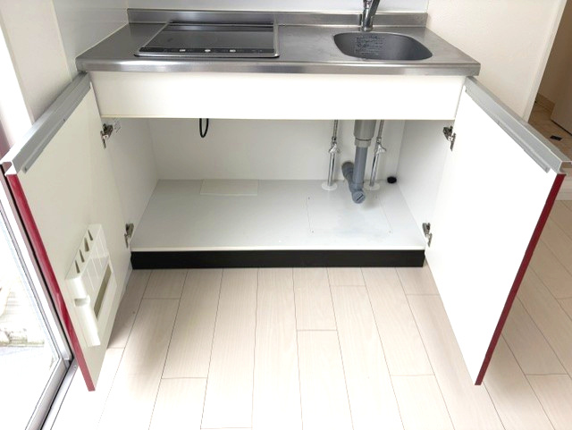 ハウスアイ立花Ⅱのキッチン|キッチン棚