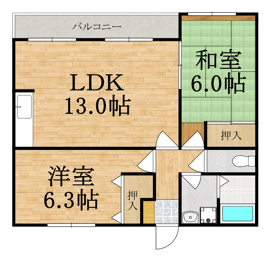 シンフォニーコートの間取り
