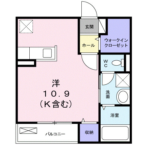モデルノⅠの間取り