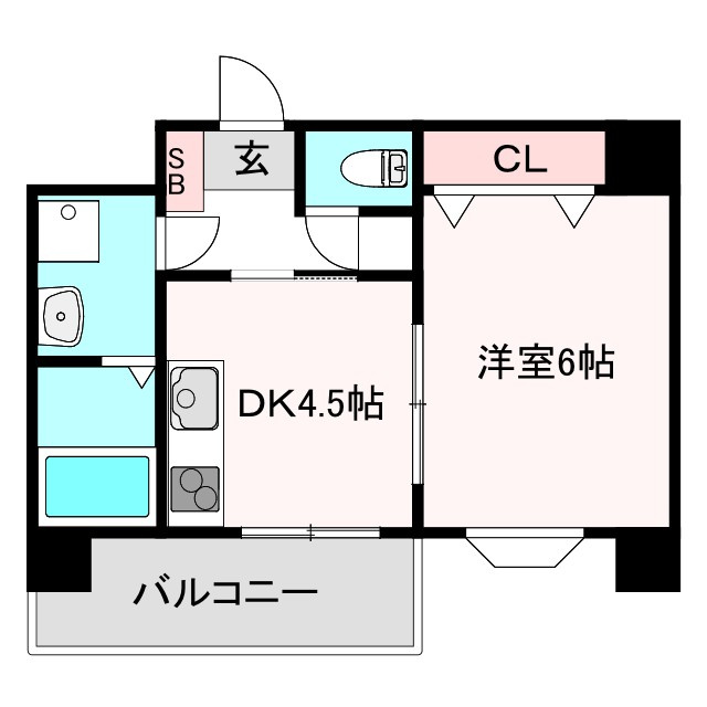 アパルト文の里の間取り