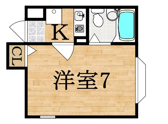 ハイツ本町の間取り