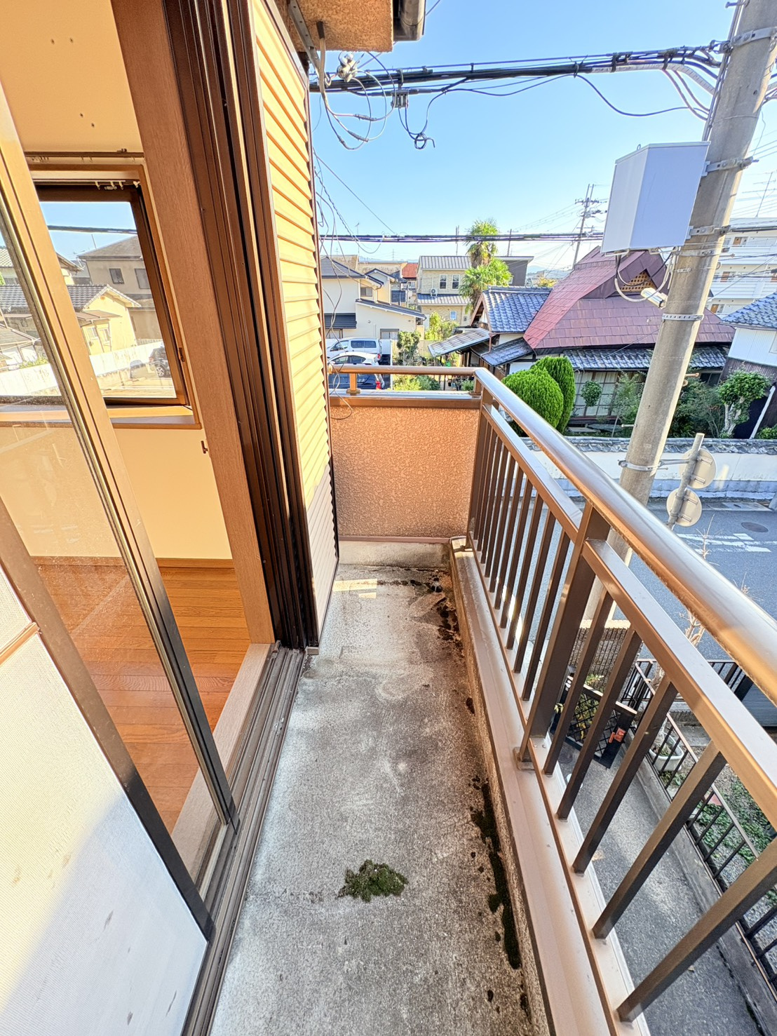屋敷町戸建のバルコニー
