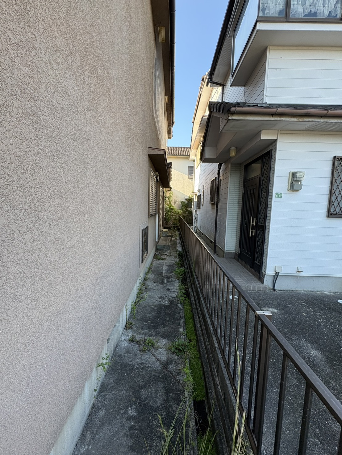 屋敷町戸建の庭
