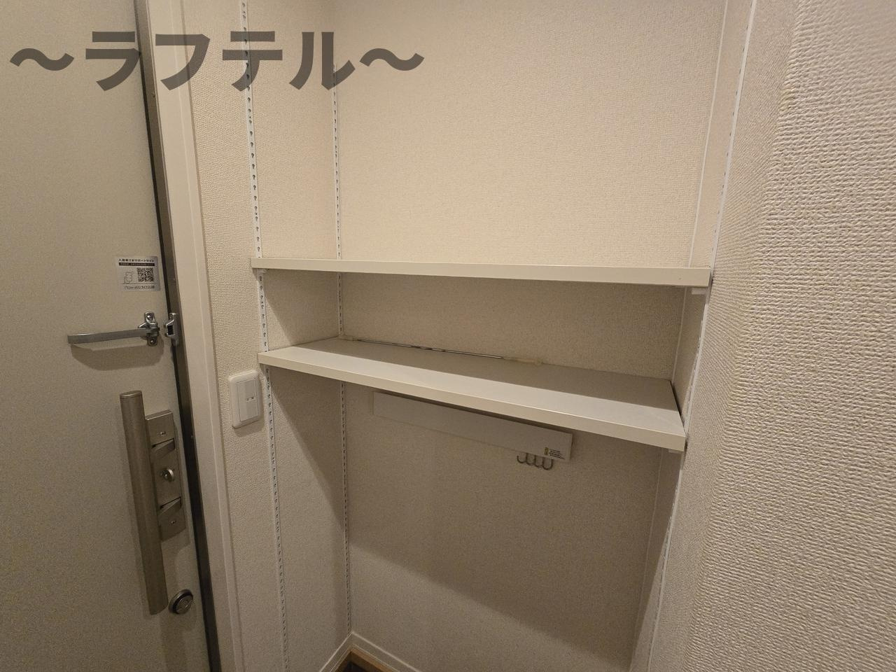 所沢市大字久米のアパートの収納
