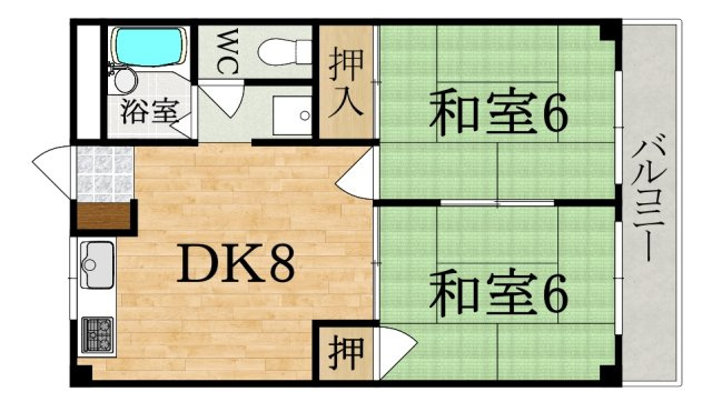 メープルハイツの間取り