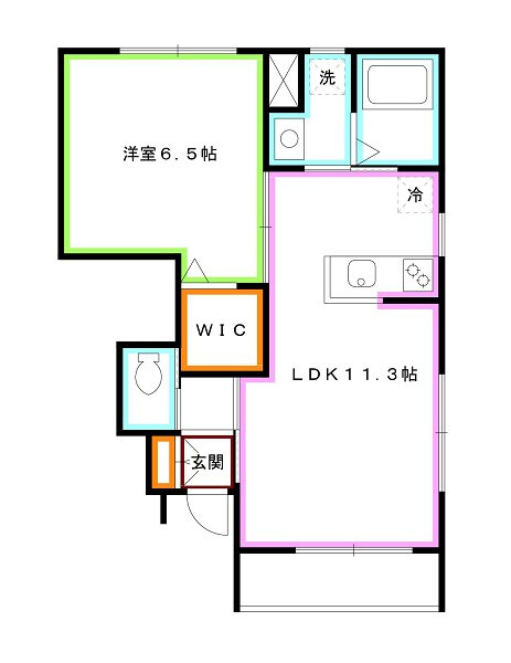 杉並区西荻北３丁目のアパートの間取り