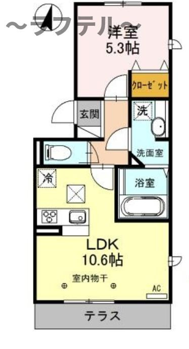 匠乃館　Bの間取り
