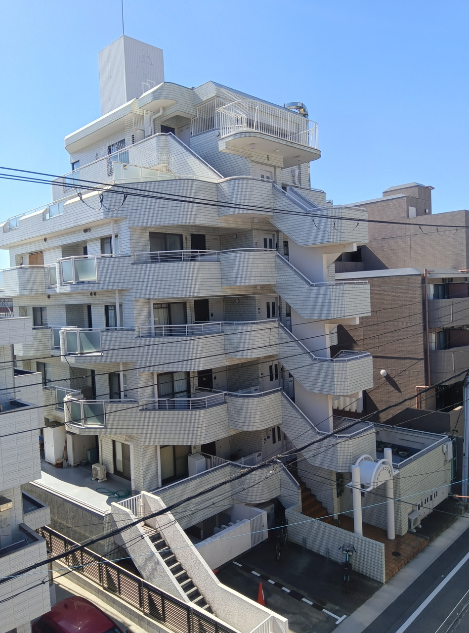 神戸市東灘区岡本２丁目のマンションの展望