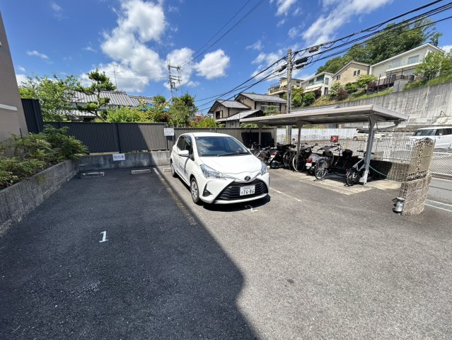 ベルドミールの駐車場