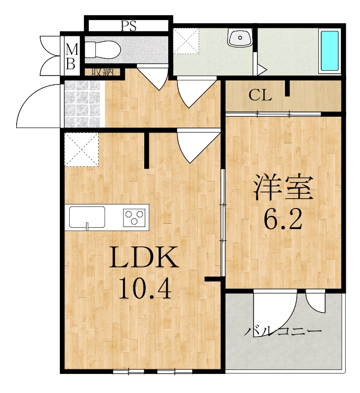 ラヴィエールⅡの間取り