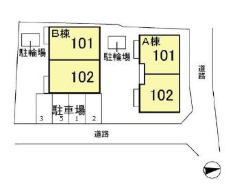 テラス瀬ケ崎の区画図