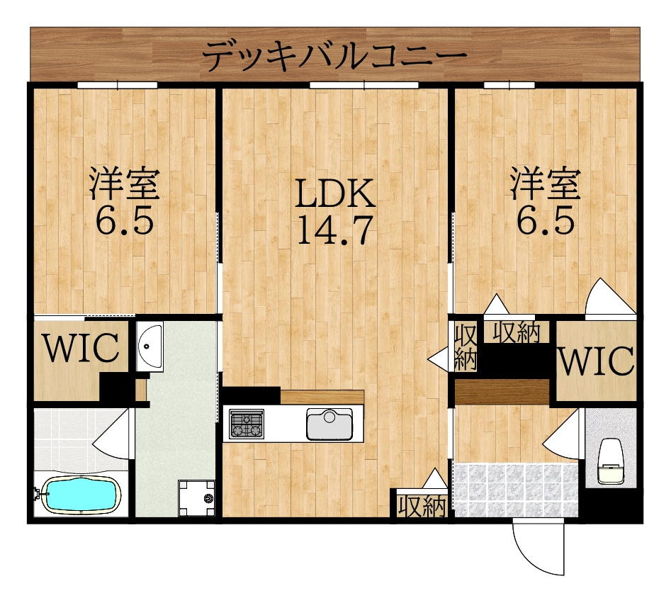 シャーメゾンプリンスコートの間取り