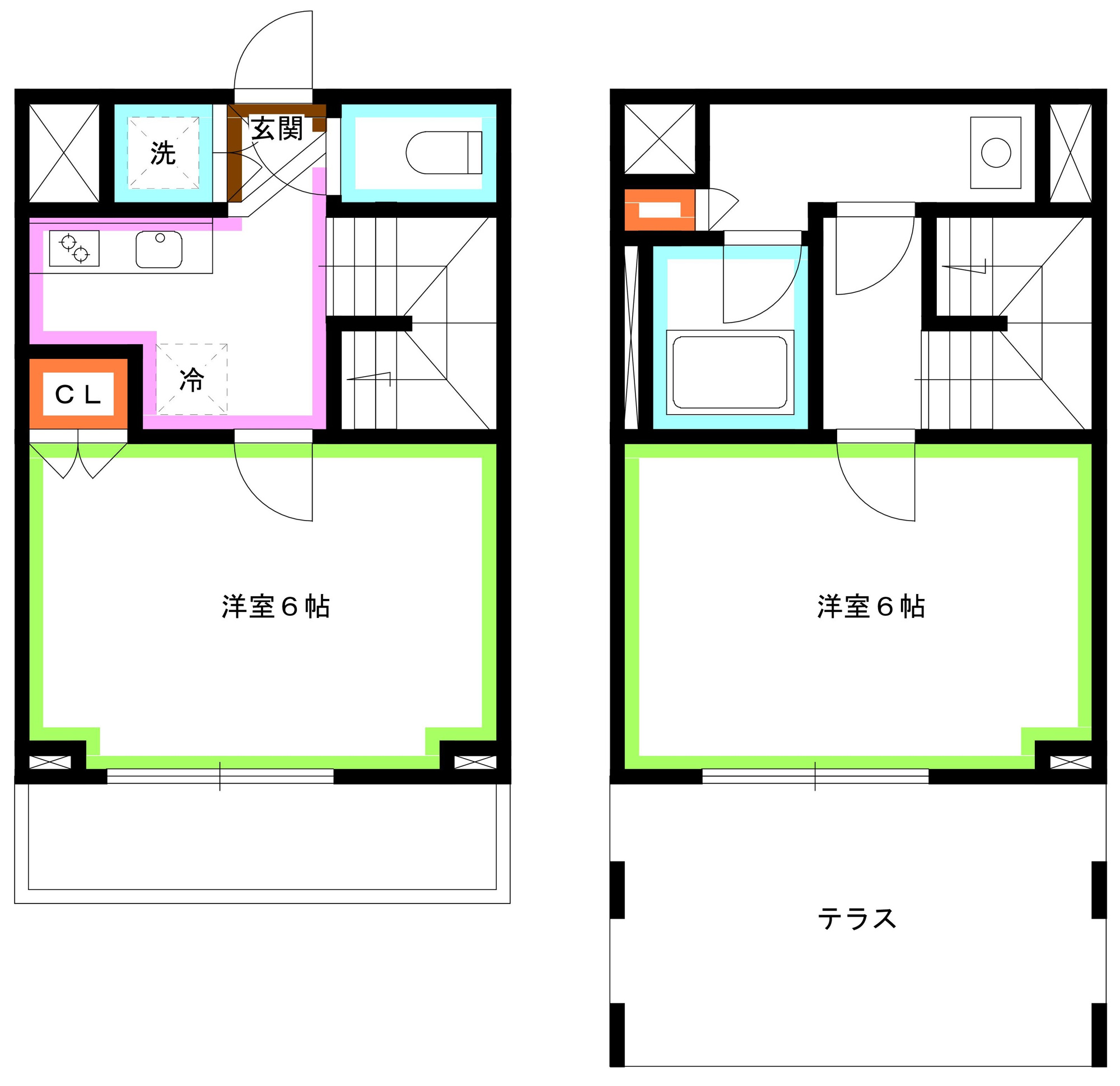 杉並区上荻２丁目の賃貸マンションの間取り