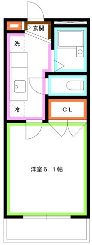 杉並区西荻南４丁目の賃貸マンションの間取り