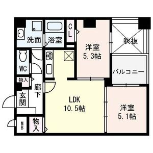 カナセ上汐町の間取り