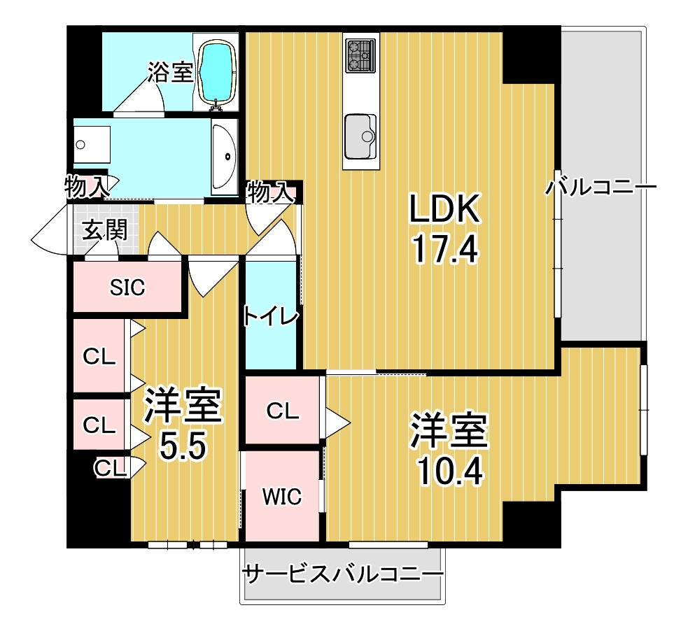 ラヴィーナ大和西大寺の間取り