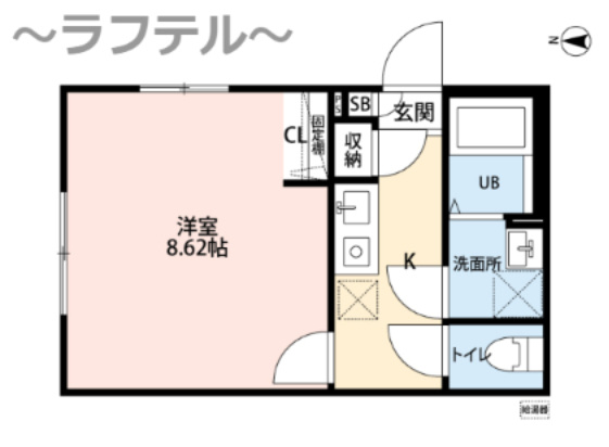 レジダリア西所沢の間取り