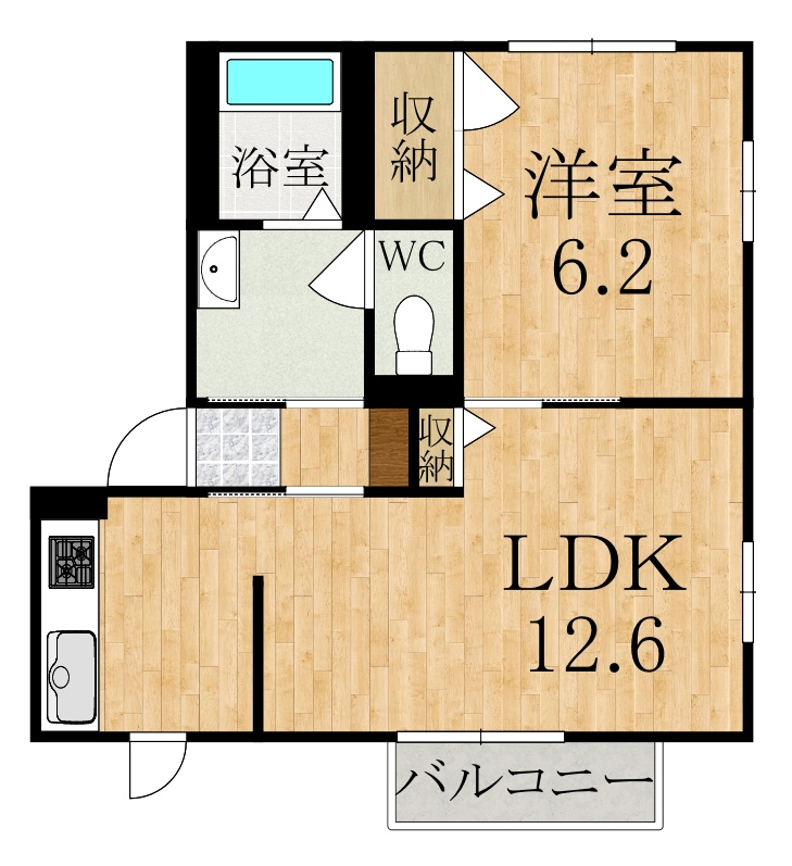 ファミールJの間取り