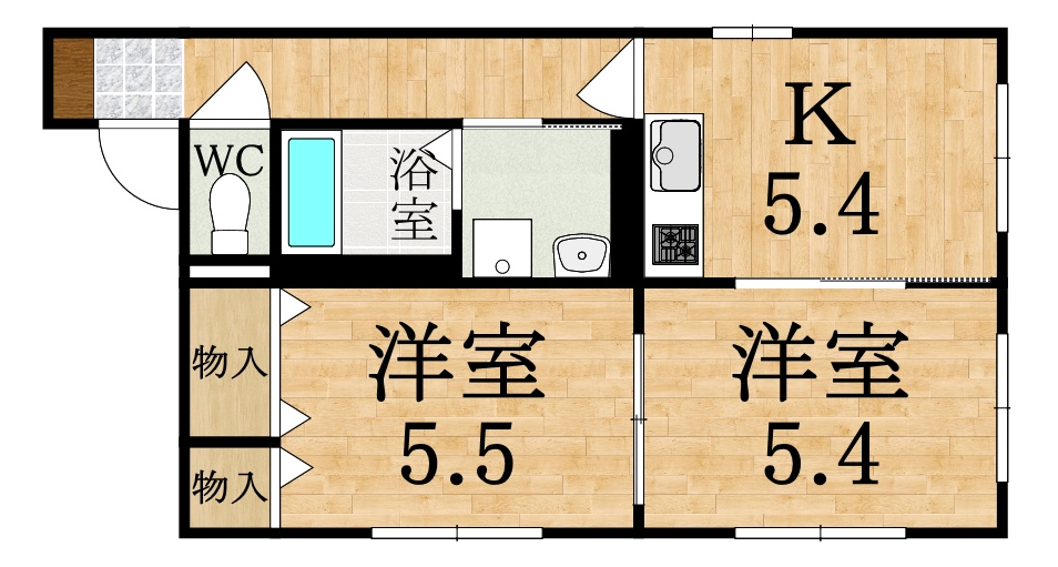 ファミールⅢの間取り
