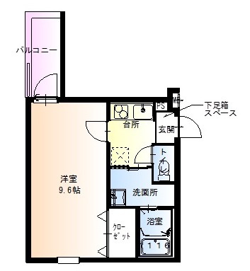 フジパレス今川Ⅴ番館 の間取り