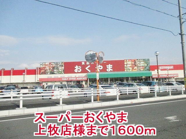 カーサ・フェリーチェ　Ⅰの周辺|スーパーおくやま上牧店様まで1600m