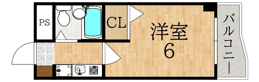 シティパレス富雄北の間取り