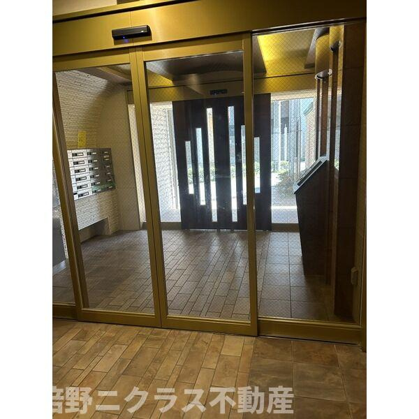 ヴィレッジリバー阿倍野のエントランス