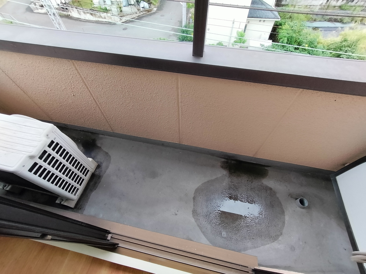 コーポ諏訪西大寺のバルコニー