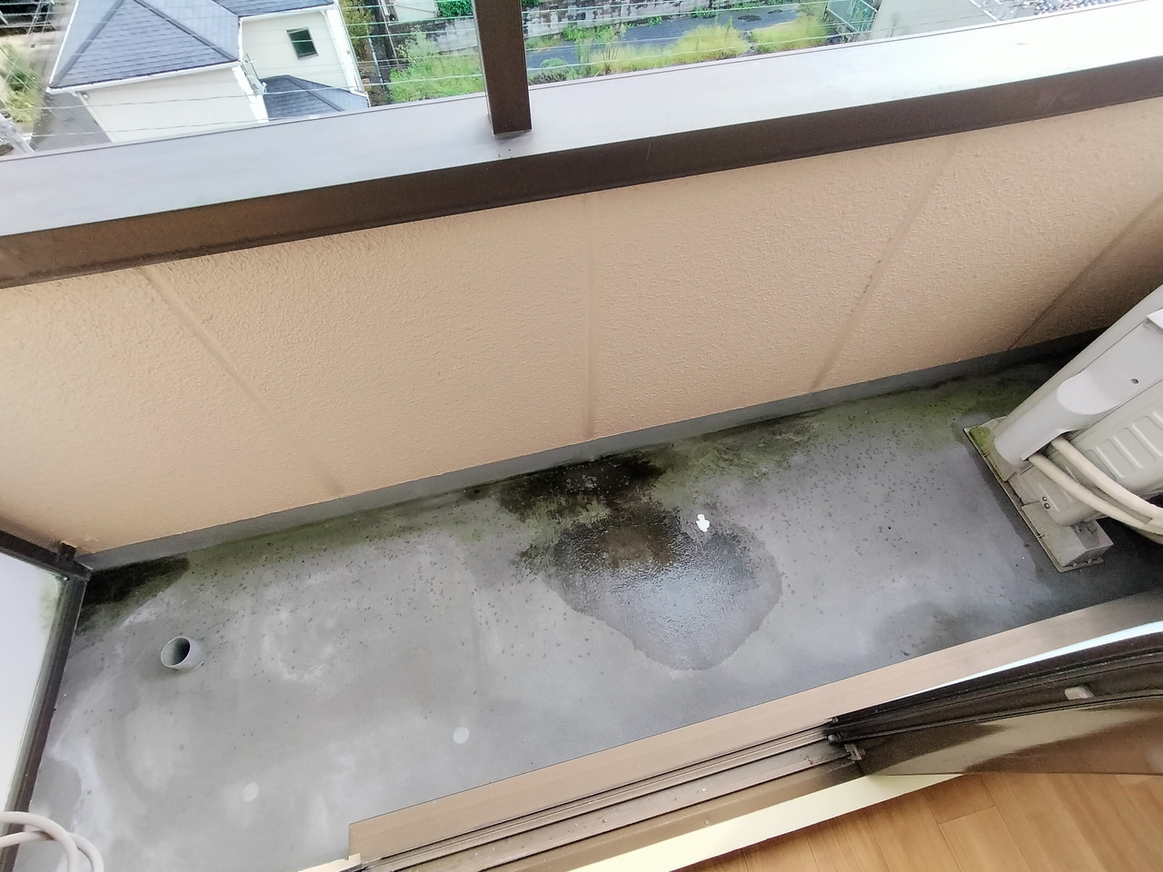 コーポ諏訪西大寺のバルコニー