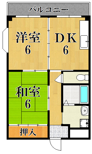 星和台プラザの間取り