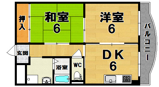 星和台プラザの間取り