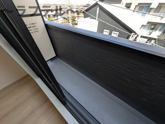 (仮)所沢市向陽町アパートのバルコニー|同メーカー施工　別部屋イメージ写真