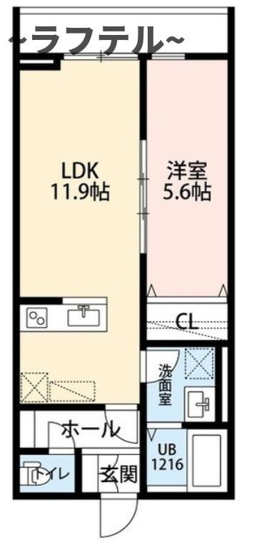 La　Libellule　二本榎の間取り