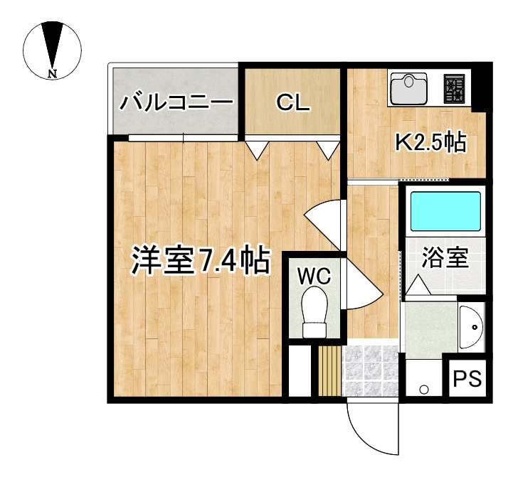 ＡＬＨＯＵＳＥ南城戸の間取り