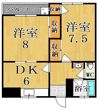 ハイツ平沼の間取り